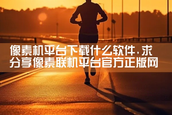 像素机平台下载什么软件