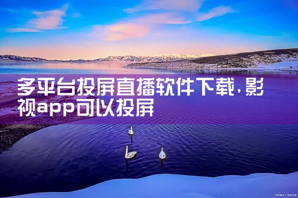 多平台投屏直播软件下载