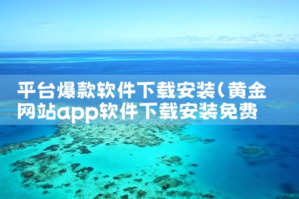平台爆款软件下载安装