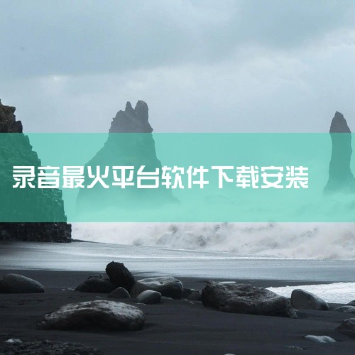 免费录音软件可以在以下地址找到：录音圣手 V1.6.1.1 功能：支持直接录制MP3、OGG、WAV等格式，录音操作界面清爽，资源占用小。下载地址：http://35.duote.com/reclys|